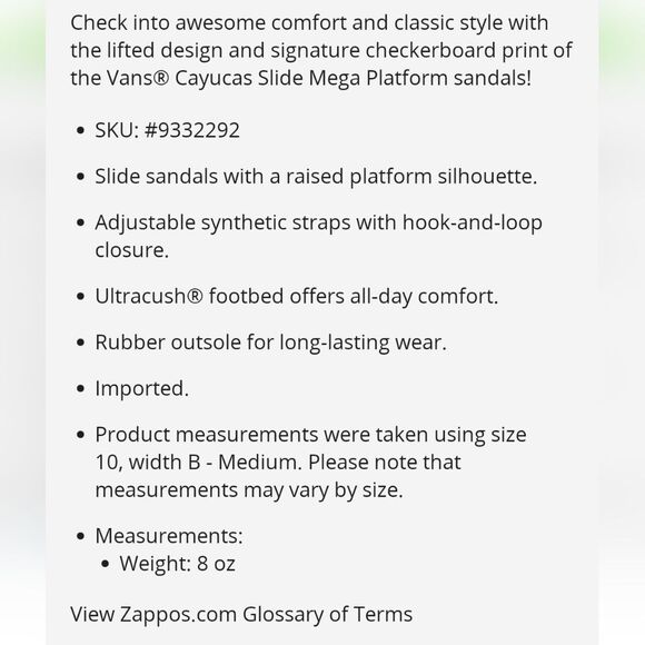 Vans Cayucas Slide Mega Platform- Light Purple - Picture 6 of 9